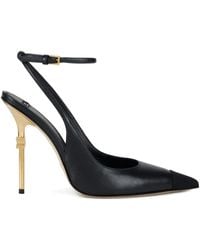 Elisabetta Franchi - 105Mm Falcon Slingback-Heel Pumps - Lyst