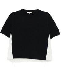 Sea - Top corto con detalle de volantes - Lyst