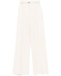 Elisabetta Franchi - Hose Aus Wolle - Lyst