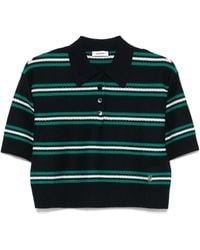 Sandro - Striped Polo Top - Lyst
