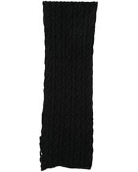 Arte' - Cable-Knit Scarf - Lyst