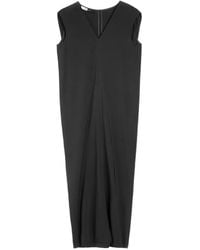 Vera Wang - Carlton Double-Crepe Midi Dress - Lyst