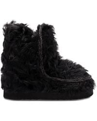 Mou - Goat Fur Ankle Boots - Lyst