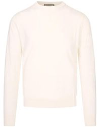 Canali - Crew-Neck Long-Sleeve Sweater - Lyst