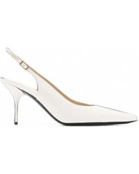 Versace - Zapatos De Tacón Nyx Con Tira Trasera Y Puntera En Punta - Lyst