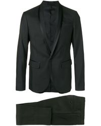 DSquared² Silk Trimmed Dinner Suit - Black