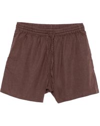 Samsøe & Samsøe - Maren Drawstring Linen Shorts - Lyst