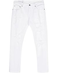 Dondup - Distressed Skinny Jeans - Lyst