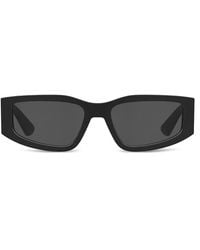 Moschino - Lunettes De Soleil À Plaque Logo - Lyst