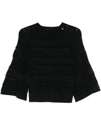 Liu Jo - Crochet Knitted Top - Lyst