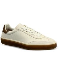 Loro Piana - Tennis Walk Suede-Trimmed Leather Sneakers - Lyst