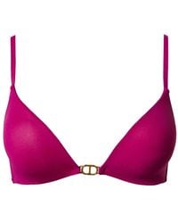 Twinset - Oval T Padded Bikini Top - Lyst