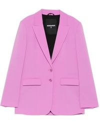 Patrizia Pepe - Buttoned Single-Breasted Blazer - Lyst