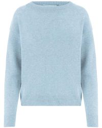 Allude - Pull En Cachemire À Bords Côtelés - Lyst