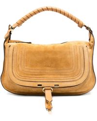 Chloé - Small Marcie Topstitched-Handle Tote Bag - Lyst