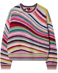 Paul Smith - Wool-Mohair Knitted Sweater - Lyst