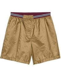 Prada - Lightweight Re-Nylon Bermuda Shorts - Lyst