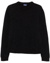 Drumohr - Gerippter Strickpullover - Lyst