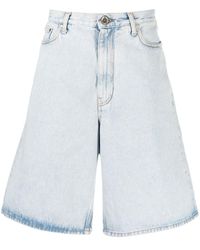Off-White c/o Virgil Abloh - Jeansshorts mit Arrows - Lyst