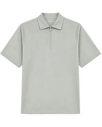 Tombolini - Zip-Fastening Short-Sleeve Polo Shirt - Lyst