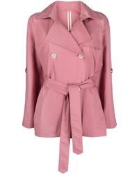 Fay - Lobster-claw Double-breasted Coat - Lyst