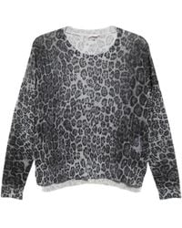 Liu Jo - Leopard-Print Sweater - Lyst