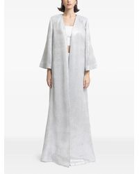 Gemy Maalouf - Open Loose-Cut Maxi Kaftan - Lyst