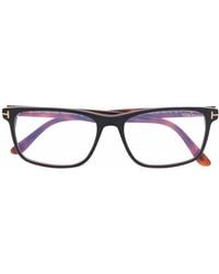 Tom Ford - Tortoiseshell-Effect Square-Frame Glasses - Lyst