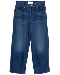 Mother - Classic Five Pockets Wide-Leg Jeans - Lyst