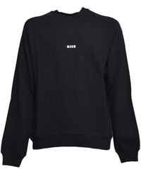 MSGM - Logo Crew-Neck Sweatshirt - Lyst