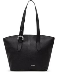 Coccinelle - Buckle-Detail Pebbled-Leather Tote Bag - Lyst
