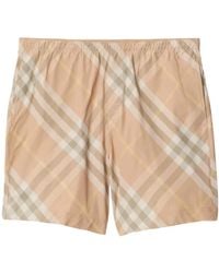 Burberry - Badeshorts mit seitlichen Einschubtaschen - Lyst