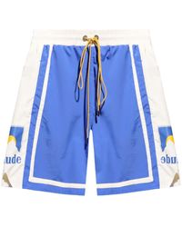 Rhude - Pantalones cortos de chándal con logo - Lyst