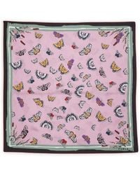 Furla - Toni Butterfly-Print Silk Scarf - Lyst
