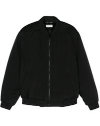 Saint Laurent - Teddy Padded Bomber Jacket - Lyst