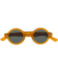 Lesca - Gafas de sol con montura redonda - Lyst