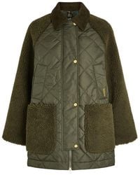 Barbour - Plumífero con efecto de oso - Lyst