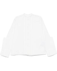 Jil Sander - Pintuck-Detailed Shirt - Lyst