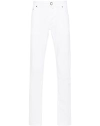 Jacob Cohen - Twill Stretch-cotton Trousers - Lyst