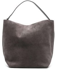 TOTEME - Sac Cabas En Daim À Design Ouvert - Lyst