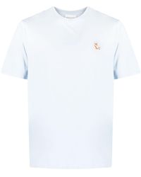 Maison Kitsuné - T-shirt à patch logo - Lyst