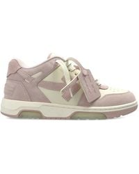 Off-White c/o Virgil Abloh - Out Of Office Suede Panel Sneakers - Lyst