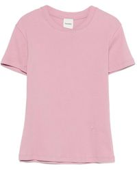 Nanushka - Slim Fit Cropped T-Shirt - Lyst