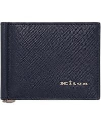 Kiton - Logo-Plaque Bifold Wallet - Lyst