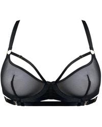 Bordelle - Signature Mesh Balconette Bra - Lyst