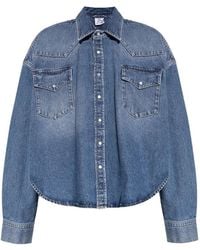 Vetements - Button-Fastening Denim Shirt - Lyst