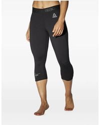 Reebok - Combat Training Capri Leggings - Lyst