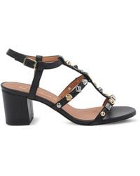 Via Roma 15 - Studded Buckle Sandals - Lyst