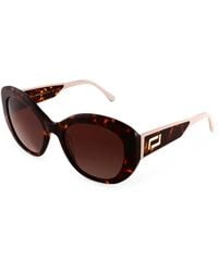 Lancel - Tortoiseshell-Effect Cat-Eye Sunglasses - Lyst