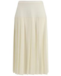 Alessandra Rich - Gonna Midi Plissé - Lyst